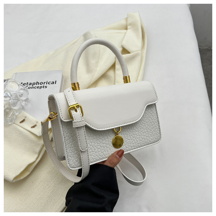 Advanced Texture Small Bag for Women 2023 Spring and Summer Popular Messenger Bag All-Match Shoulder Portable Small Square Bag