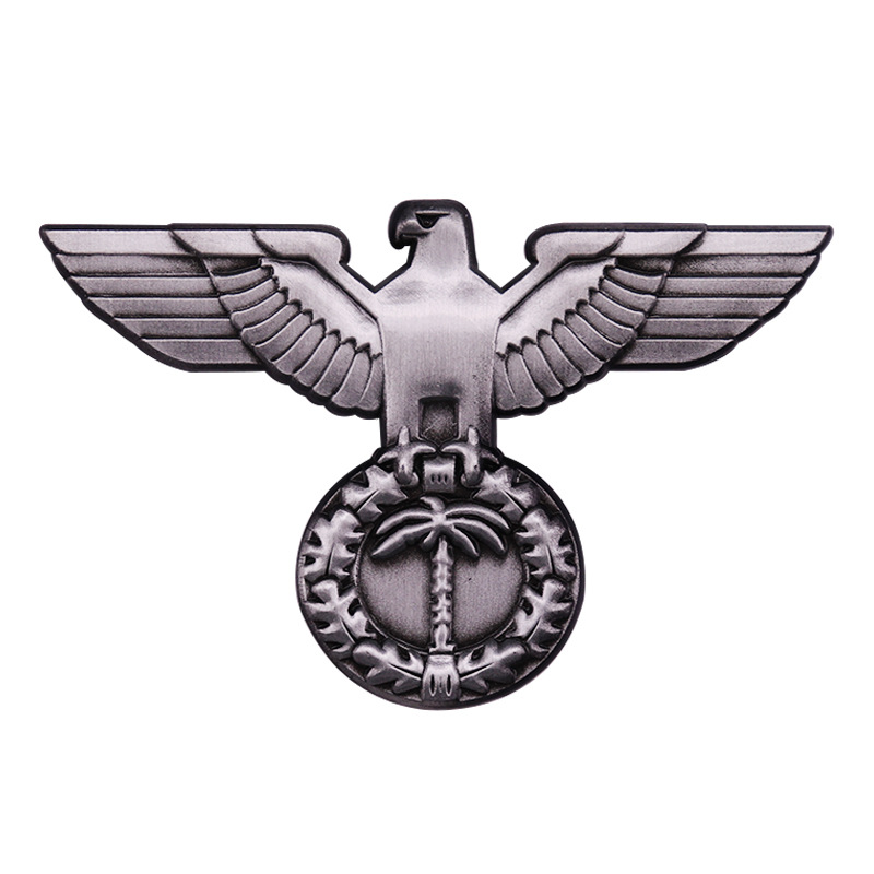 德意志非洲军团徽章 二战德国鹰军事勋章胸针