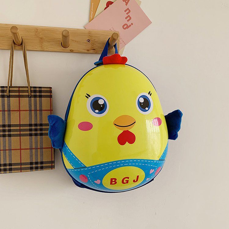 Wholesale 2023 New Cartoon Boys and Girls Schoolbag Kindergarten Children Animal Backpack Small Egg Shell Backpack Fashion