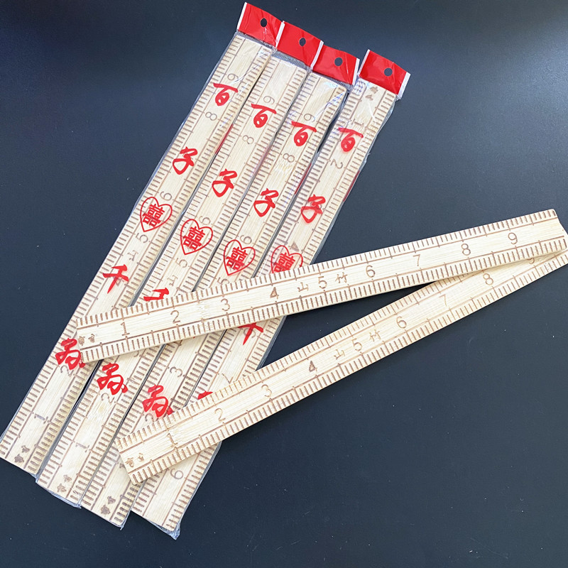 竹尺布尺 市尺 量衣服尺子 一元两元店货源批发