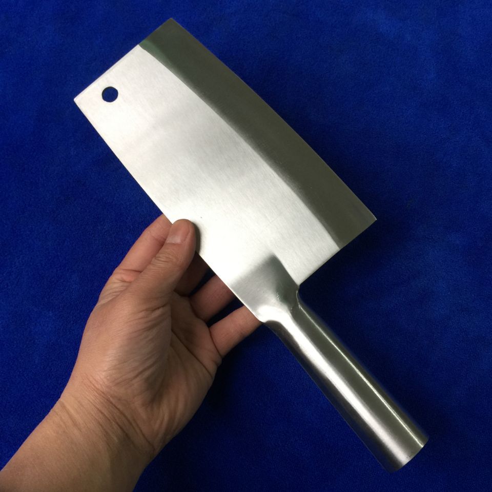 铬钢切片刀 越南铬钢刀 铬钢桑刀铁柄切片刀斩切两用刀不锈钢菜刀