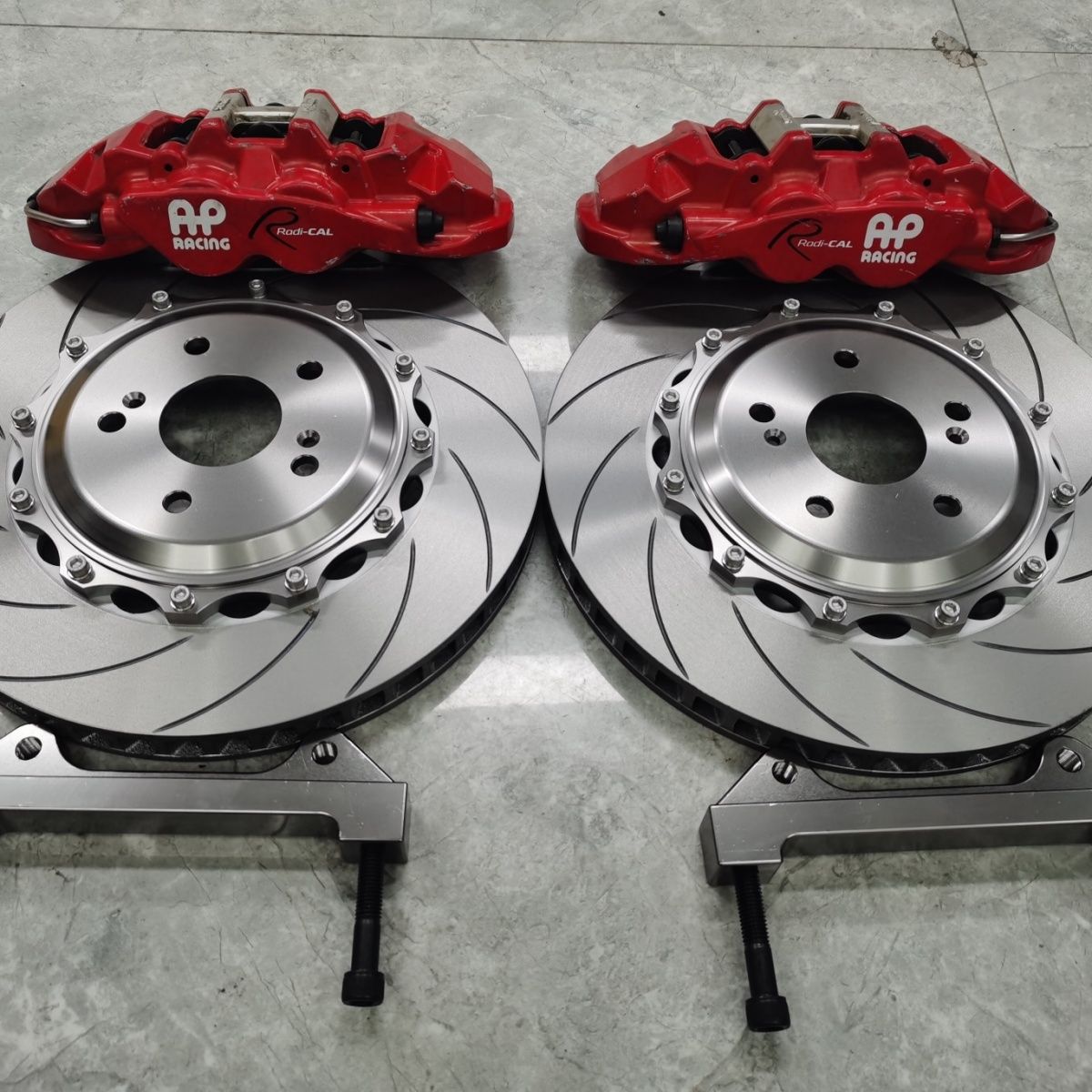 布雷博f50gt6阿基波罗8nap90405200鲍鱼四六活塞刹车卡钳改装套装