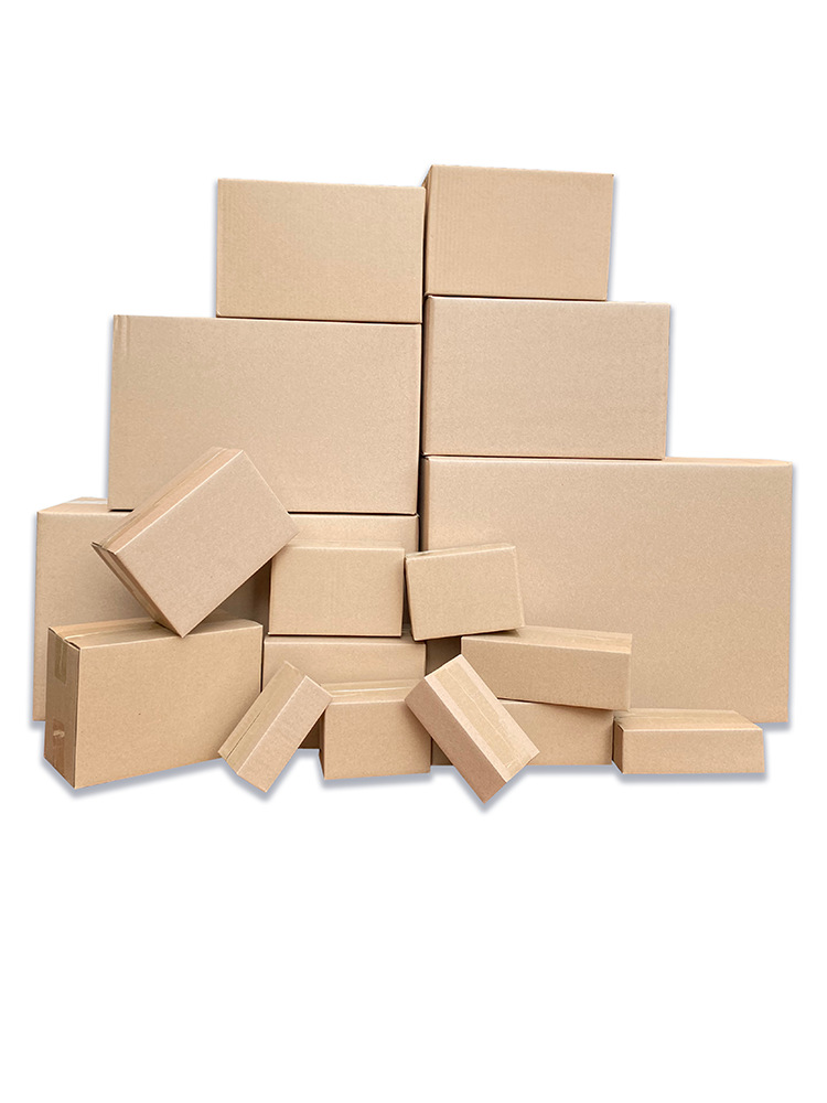 包装纸箱子快递打包箱纸盒子正方形物流半高纸箱12号飞机盒jk豪诚