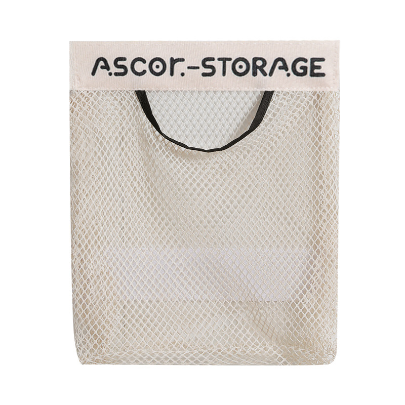 Kitchen Garbage Bag Storage Fantastic Wall-Mounted Large Capacity Storage Bag Plastic Bag Storage Velcro Net Pocket