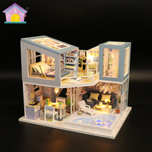 创意微缩mini场景定 制 建筑模型沙盘DIY手工娃娃屋 商务送礼货源