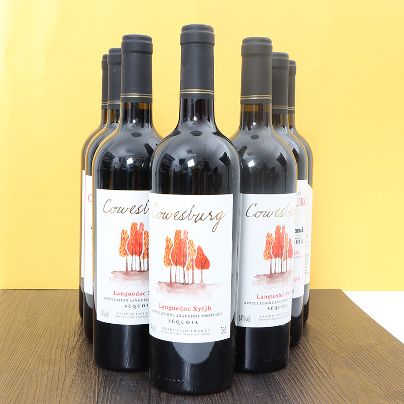 红酒现货批发考滋堡红杉树干红葡萄酒