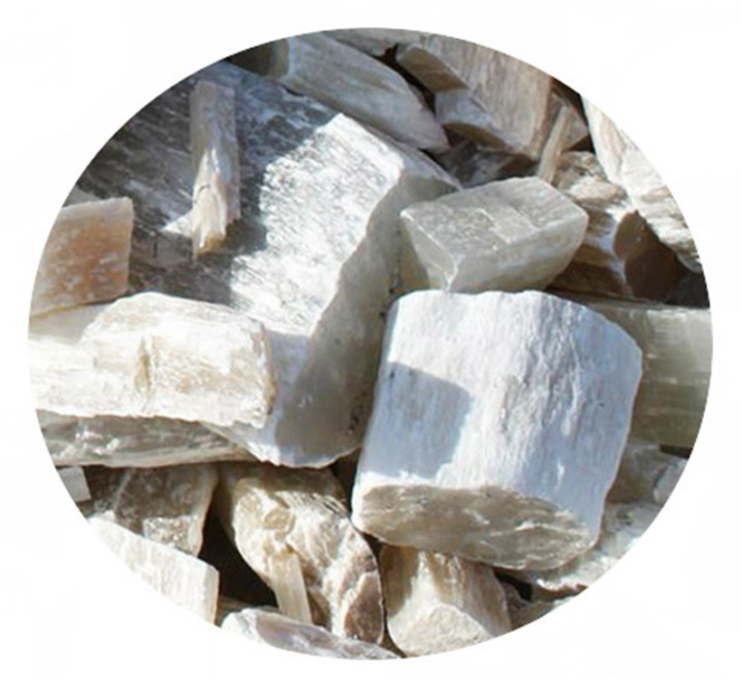 【快速发货】生石膏原矿石供货充足建筑石膏天然二水石膏生石膏块