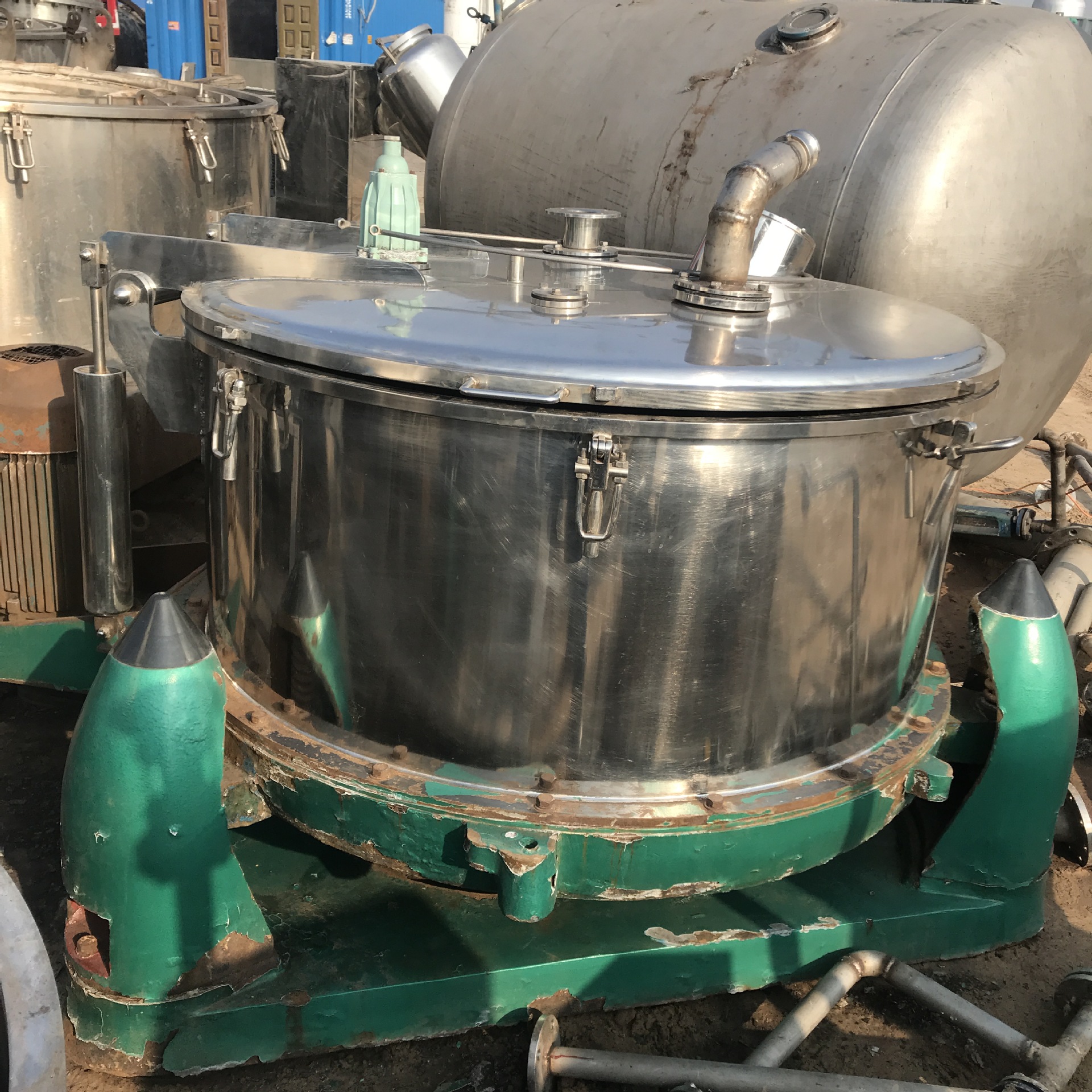 二手pd1250三足吊袋离心机 316l不锈钢离心机 平板离心机