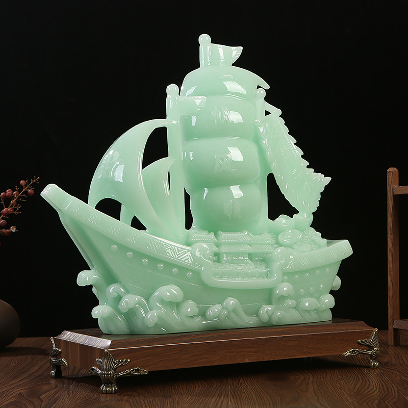 Smooth Sailing Sailboat Decoration Living Room Wine Cabinet Decoration Shop Company Bar Office Furnishings Opening Gift