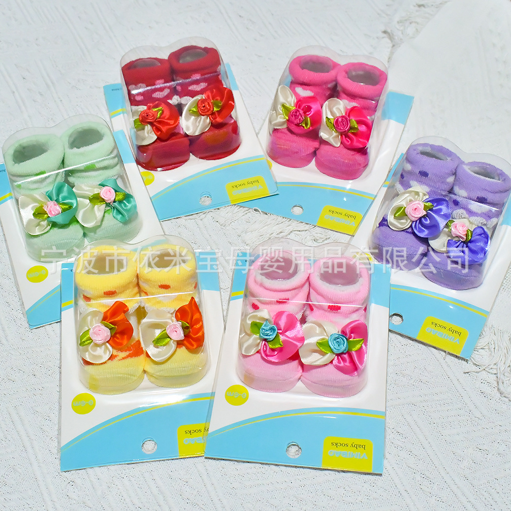 Spring and Autumn Cartoon Room Socks Baby Crawling Baby Socks Toddler Socks Flower Indoor Socks