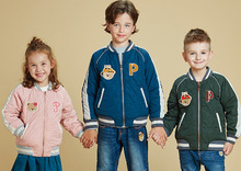 现货冬款韩版童装国内专柜外贸尾单儿童三色棉衣外套PCJP74T81U