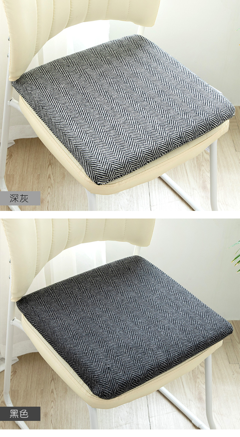 羊毛方形坐垫居家屁垫记忆棉椅子软垫子凳子方形板凳屁股椅垫座