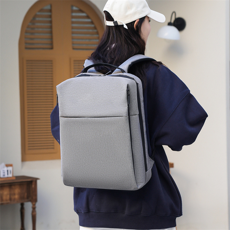 新款背包双肩包男商务通勤电脑包16寸双肩背包女轻便双肩包印logo