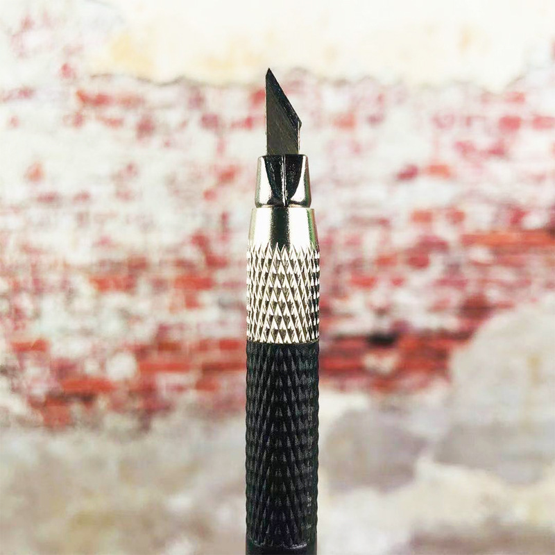 雕刻刀单支金属美工刀橡皮章刀手账贴纸小刻刀刻画模型刻刀剪纸刀