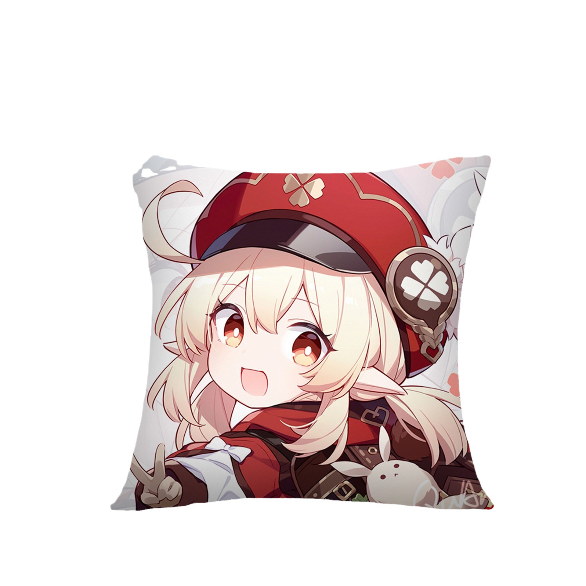 In Stock Original God Peripheral Printed Plush Pillow Cartoon Anime Two-Dimensional Backrest Sofa Bedroom and Household Pillow