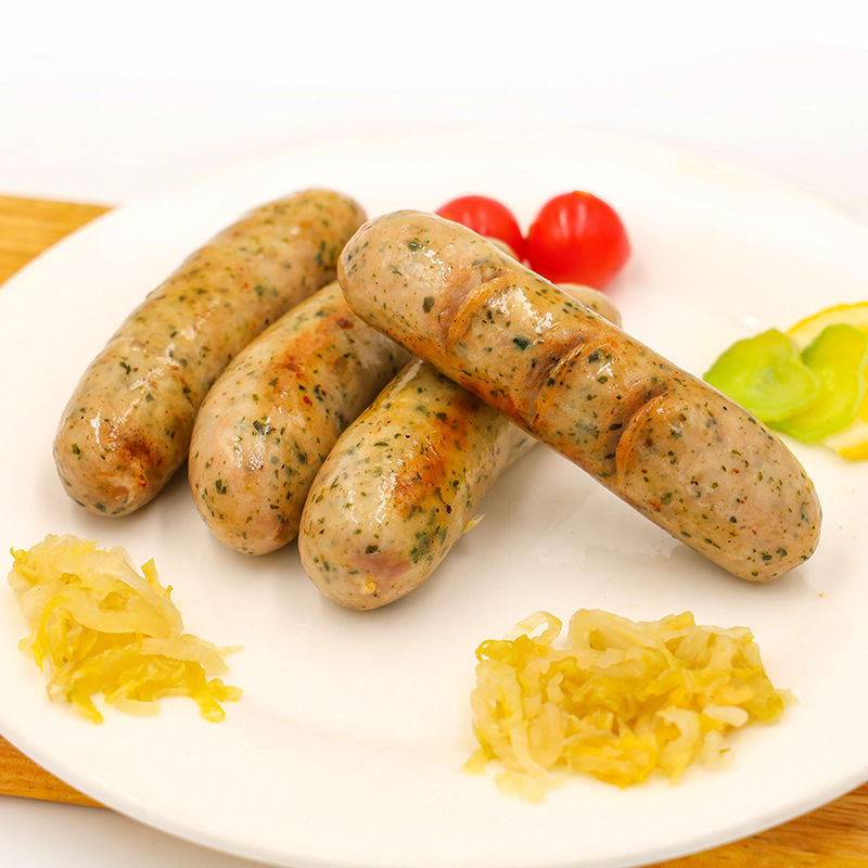 健士牌德国香葱油煎肠 烤肠1000g德式肉肠风味热狗早餐肠油煎肠