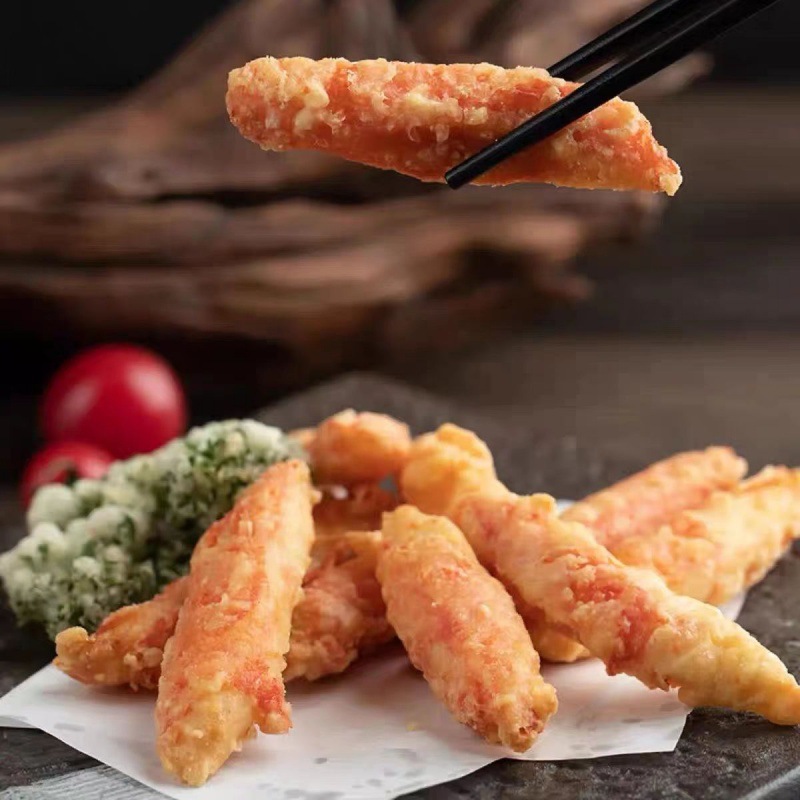 顺丰天妇罗蟹柳日寿司蟹肉棒蟹柳油炸速食海鲜商用工厂批发网红