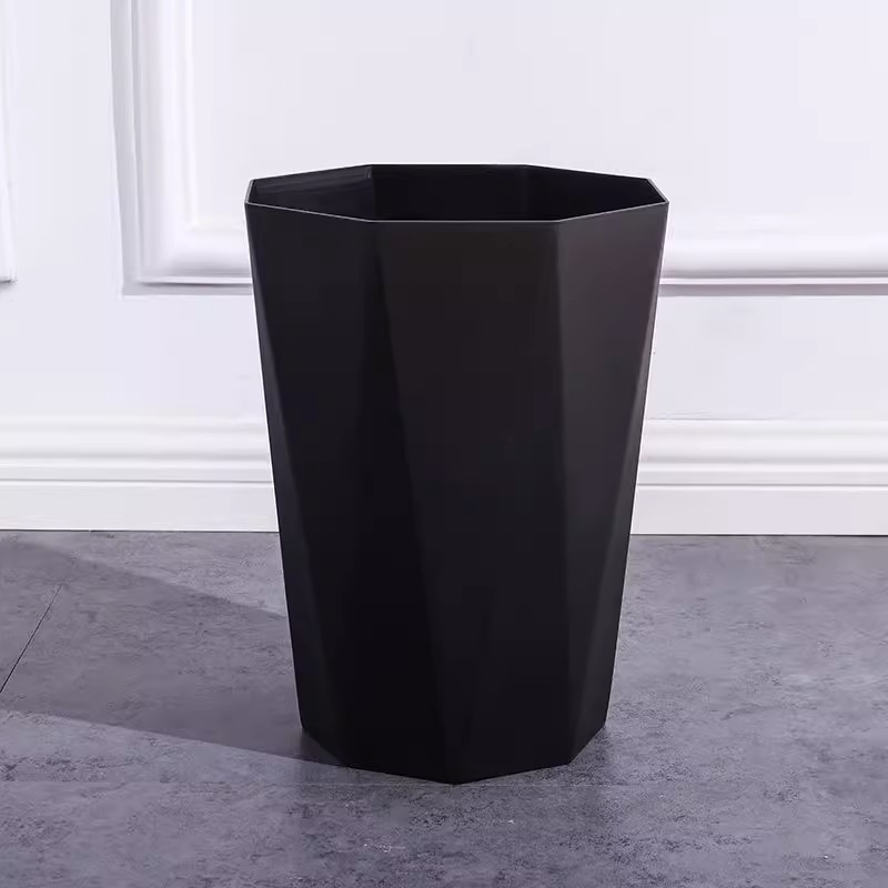 Nordic Creative Simple Diamond Household Trash Can Uncovered Kitchen Living Room Office Hotel Large Wastebasket Wholesale