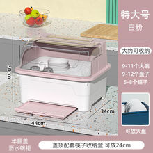 放碗的收纳盒装碗筷厨房家用带盖宿舍碗碟塑料碗柜碗柜小型出租屋