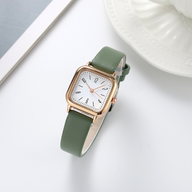 2023 New Women's Clothes Quartz Watch Luminous Small Square Digital Factory in Stock Wholesale Watch Supply One Piece Dropshipping