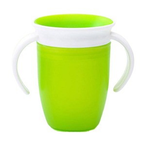 360 Degrees Leak-Proof with Handle Baby and Infant Children No-Spill Cup Drinking Water Leakproof and Choke Proof Cup Cup Lightweight Drop-Resistant