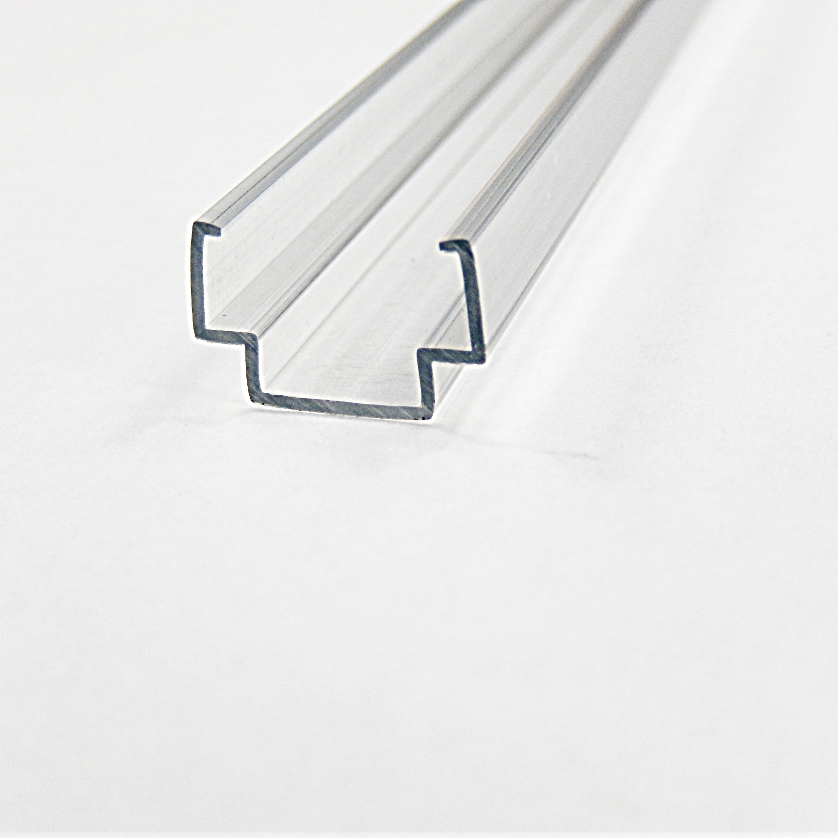 厂家直供8-10mm宽柔性软灯带塑胶卡槽12宽pc卡槽柔性更好防火防潮