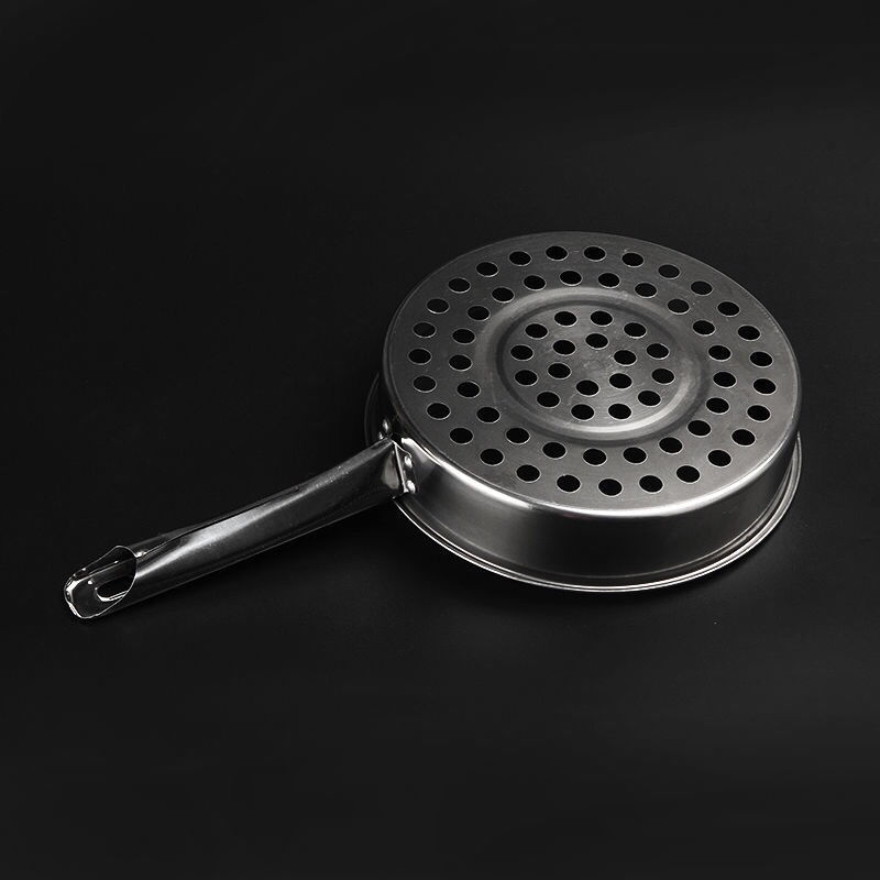 漏鱼勺不锈钢凉鱼勺凉虾面鱼漏疙瘩工具粉条漏浆水鱼漏瓢凉粉漏勺