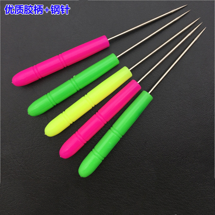 No. 12 Awl Color Plastic Awl DIY Sewing Plastic Awl Crochet Hook Upper Shoes Plastic Awl