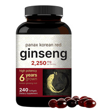 外贸热销品 韩国红参软胶囊 Korean red ginseng 厂家可支持OE M