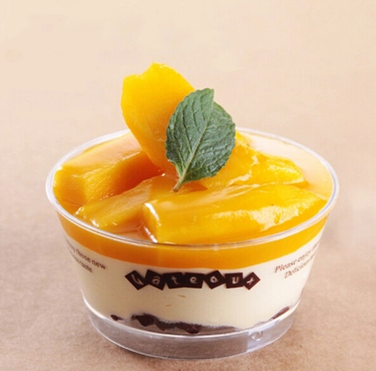 gd-8843塑料木糠杯慕斯杯果冻杯布丁杯1000个带盖