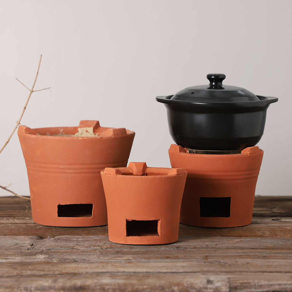 木炭炉红泥炉烧烤炉土炉入宅炉风炉茶炉砂锅干烧煲耐火锅陶瓷锅