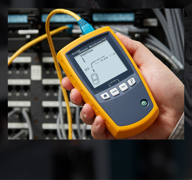 fluke福禄克microscannerpoe电缆网线测试仪网络验证寻线器ms