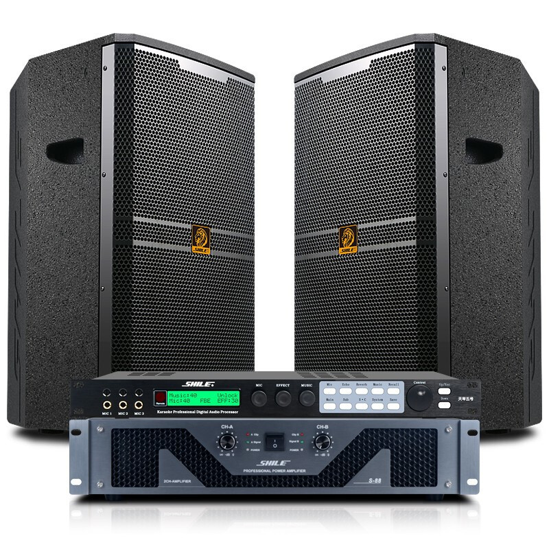 狮乐s-88 /bm-15十五英寸专业舞台音响功放套户外演出大型会议室
