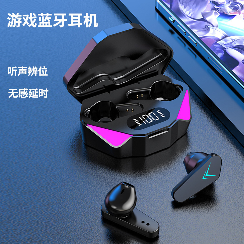 Factory Cross-Border X15s X15pro Wireless Bluetooth Headset X17 X19 Gaming Electronic Sports X15 Bluetooth Headset 5.2