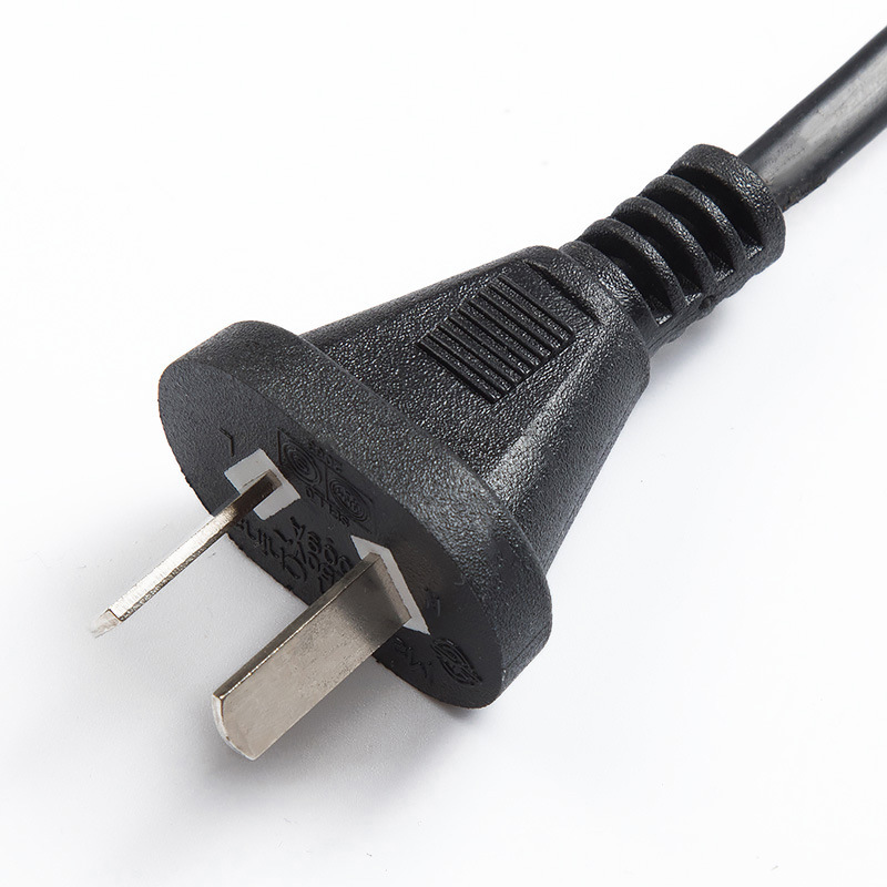 厂家批发两芯阿根廷1,5两插头电源线 阿根廷电源线两芯八字插头