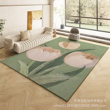 仿羊绒地毯加厚客厅地毯长毛卧室床边毯茶几毯大面积3*4米可定制
