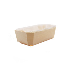 1PKN小吐司模具木质烘焙面包托家用烤箱烤面包不粘土司盒磅蛋糕包