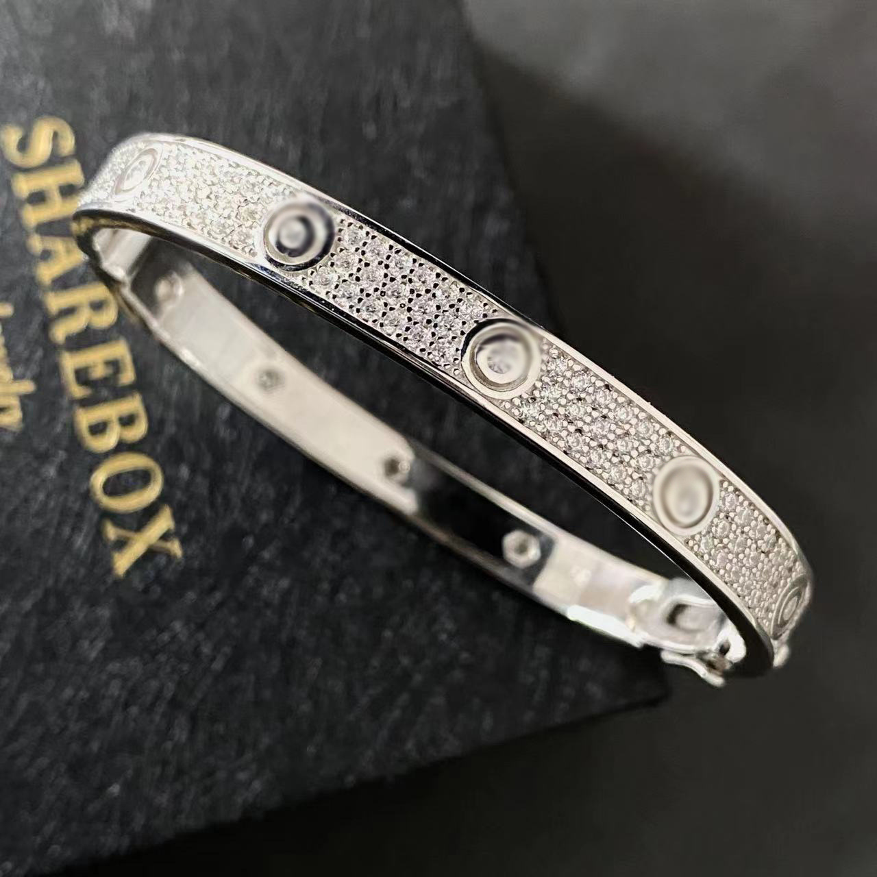 s925纯银意大利高货满镶手镯女ins小众设计轻奢精致时尚-阿里巴巴