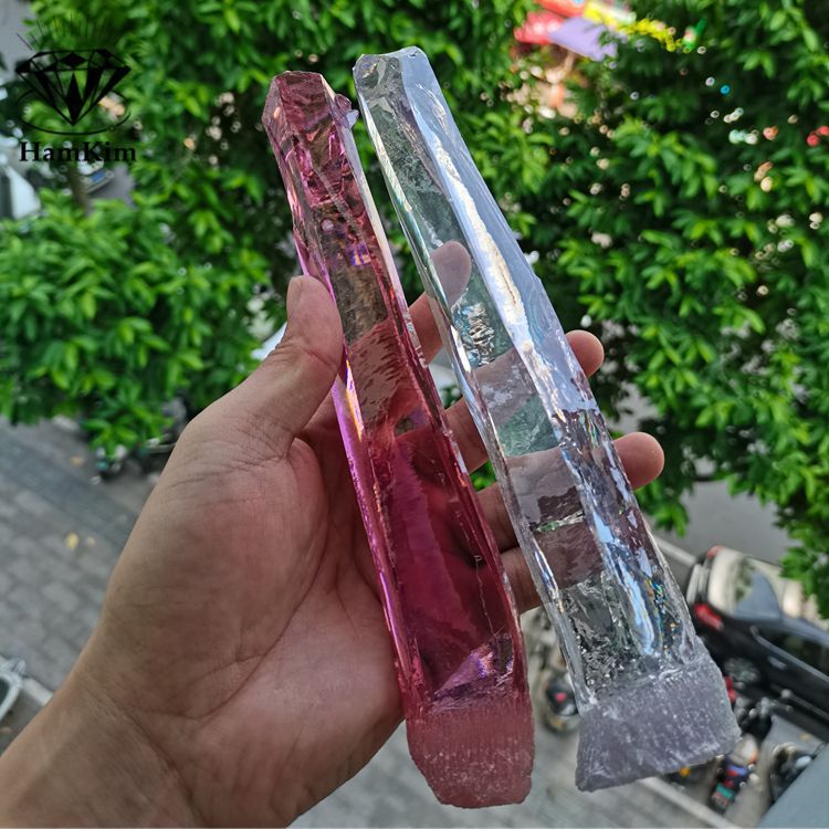 锆石原石宝石原料红色金黄粉立方氧化锆晶体宝石原材料新疆阿勒泰