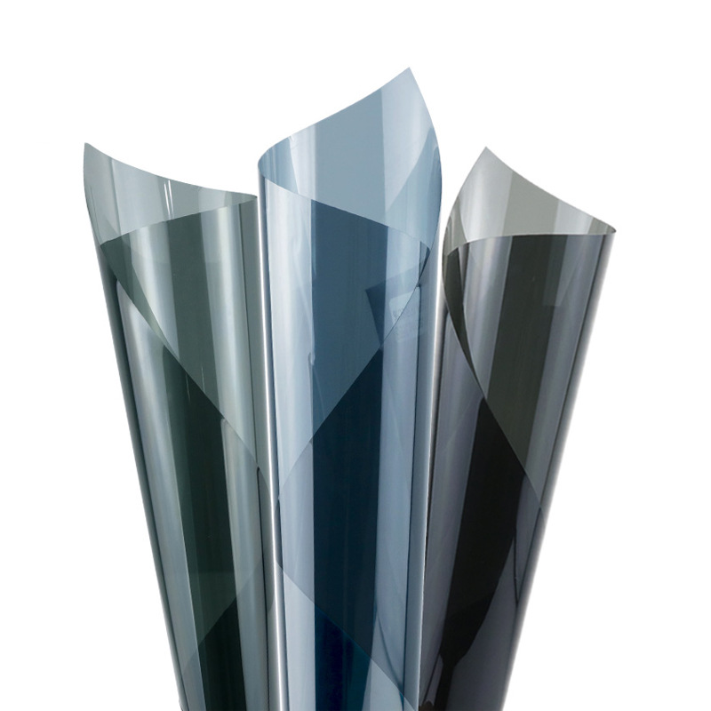 汽车太阳膜厂家批发磁控反光膜单银单向透视前挡高隔热汽车防爆膜