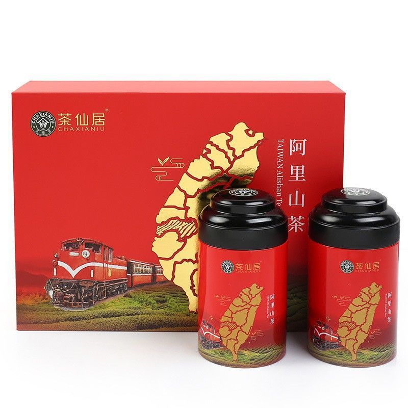茶仙居 阿里山高山茶150克礼盒装清香甘醇乌龙茶叶 台湾原装进口