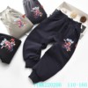 Adidas children cotton-padded trousers Exorcism One Winter CUHK three layers Cotton clip Plush thickening keep warm Windbreak trousers