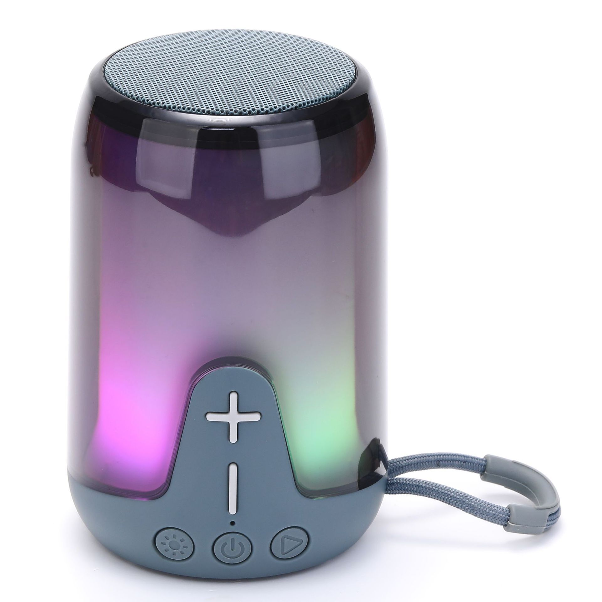 Cross-Border E-Commerce Tg652 Bluetooth Speaker Pulse Light Effect Transparent High Sound Quality Subwoofer RGB Gift Bluetooth Speaker