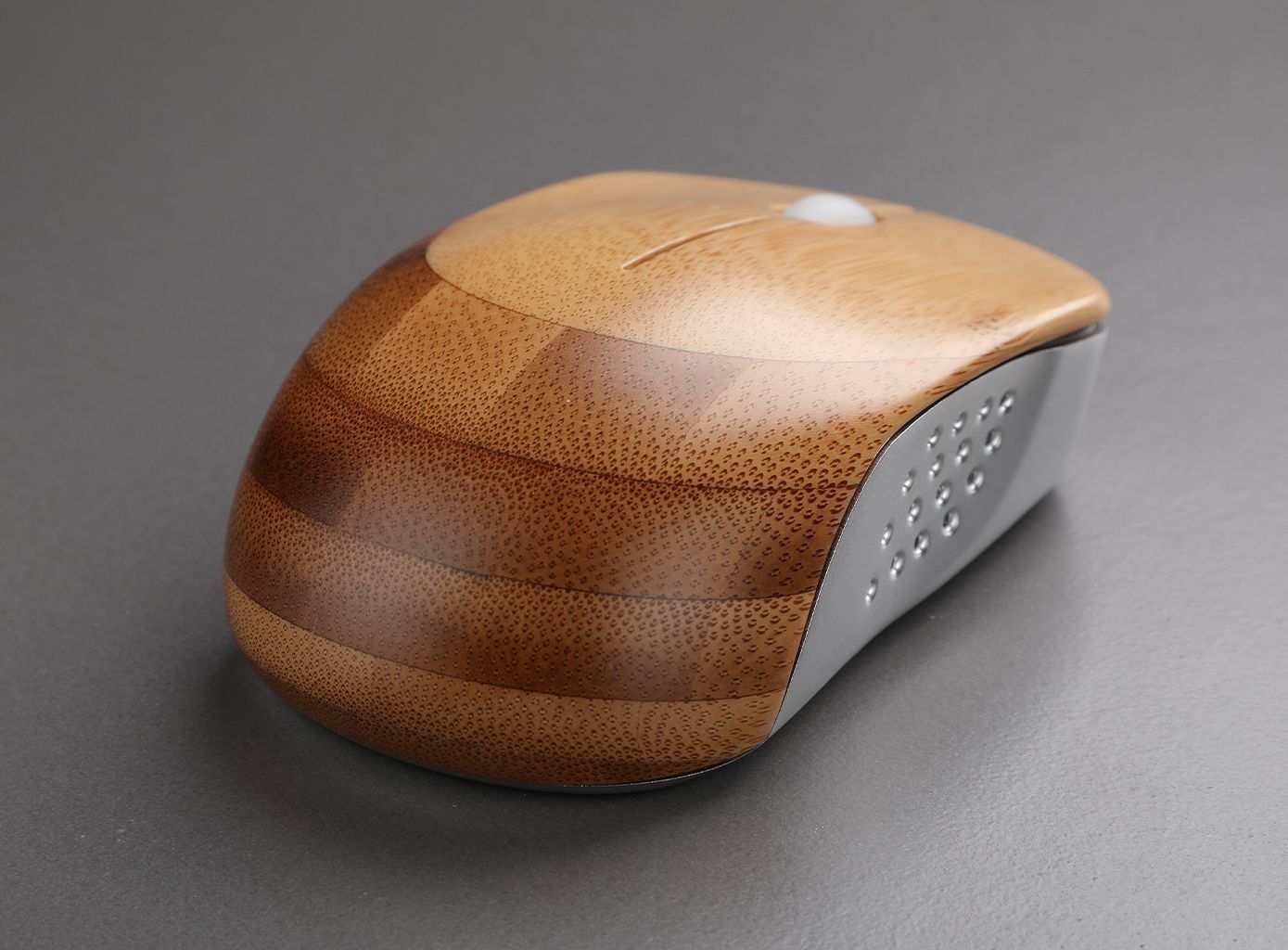 无线充电竹子鼠标usb笔记本电脑家用办公光电鼠标