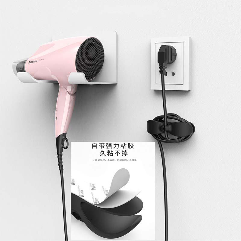 Cord Manager Power Cord Fastening Clamp Kitchen Wall Hanging Plug Cord Holder Charging Cable Storage Cable Winder