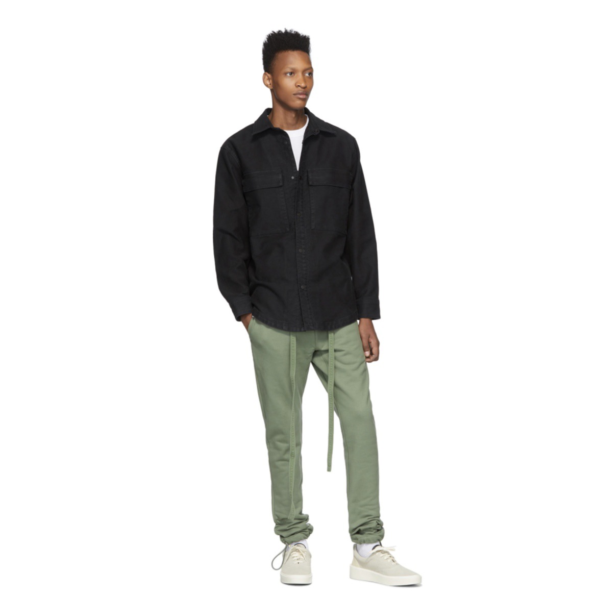 fog fear of god第六季主线高街复古洗水口袋外套工装衬衫