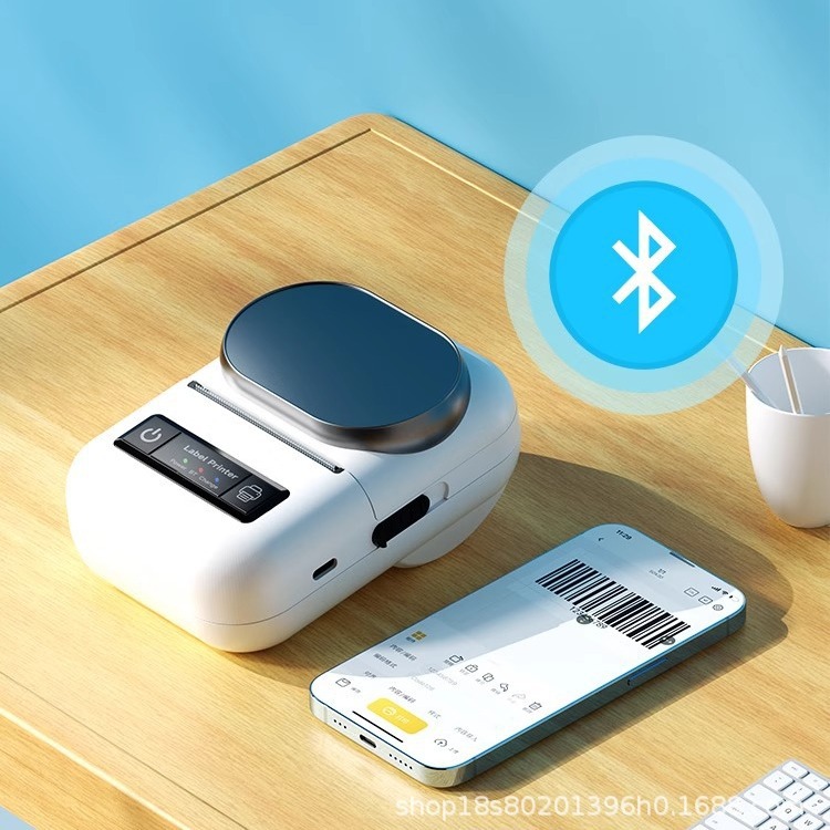 跨境迷你热敏标签打印机户外便携家用小型分类标识服装标贴打印机