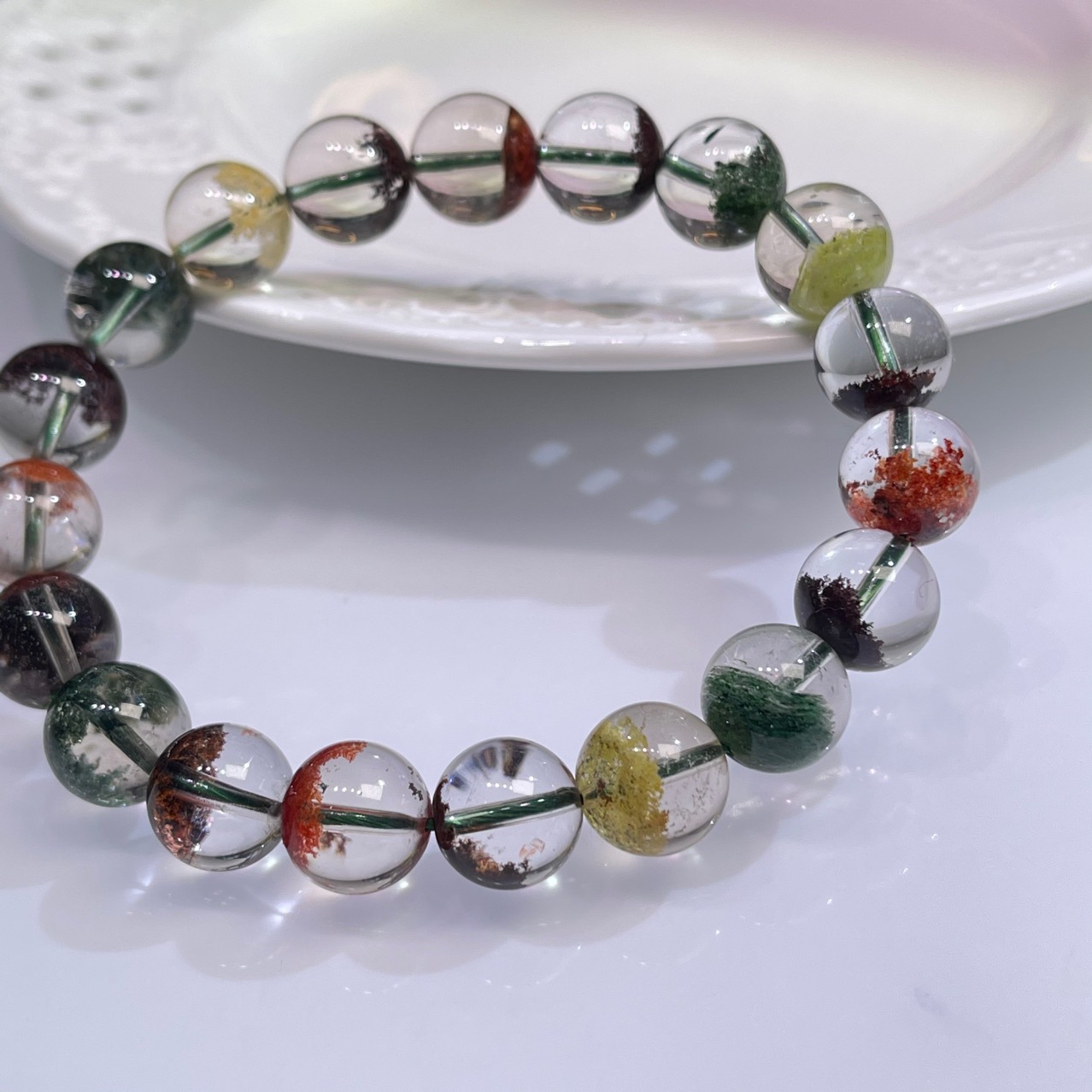 幽灵四季幽灵聚宝盆手串近玻璃体