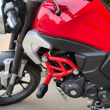 适用新大洲本田cbf190tr保险杠鸷道cb190ss前护杠防摔竞技杠尾架