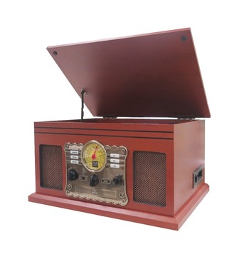 定制怀旧留声机老式唱片机电唱机蓝牙usb/cd/磁带播放厂家直销